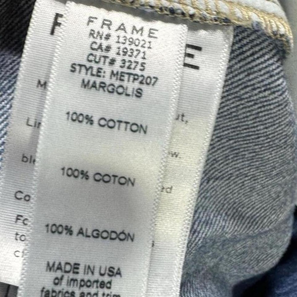 FRAME Marigold High-Rise Wide-Leg Jeans EUC - Picture 4 of 5